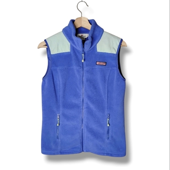 Vineyard Vines Jackets & Blazers - Vineyard Vines Fleece Vest Size S Preppy Fall Essential Travel-Friendly Layer